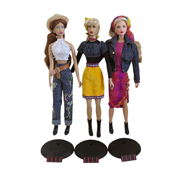 3 - 2000 Jakks ELLE Trendwatch Collector's Series 15" Inch Fashion Dolls - Picture 1 of 5